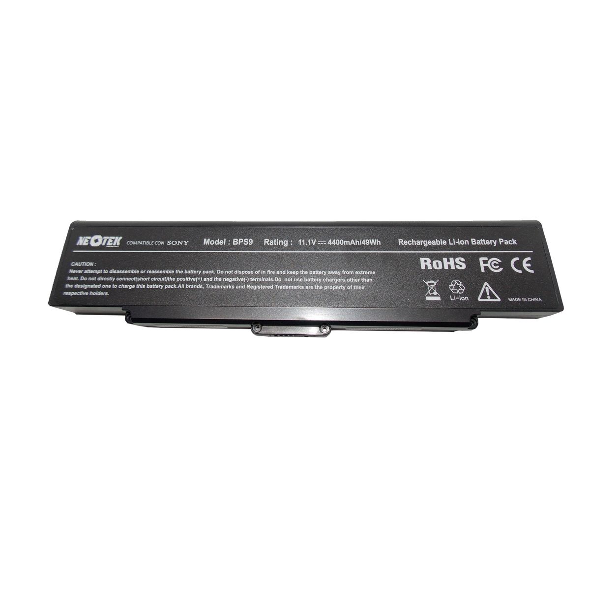 NEOTEK - atería para laptop Sony con modelos VGP-BPS9 y VGP-BPS13