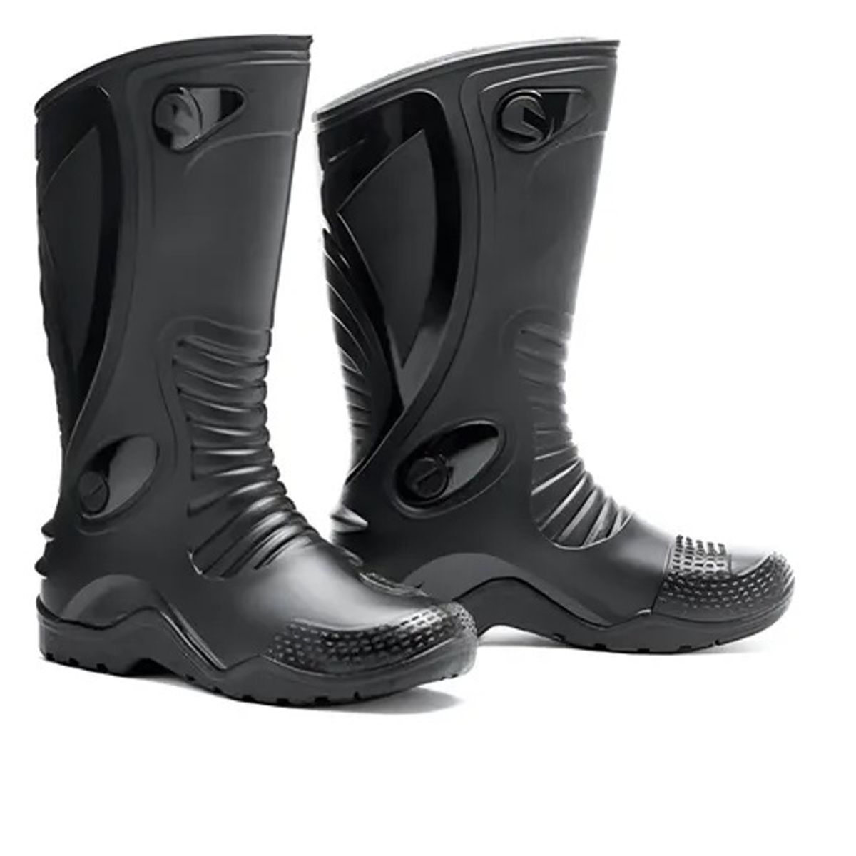 GENERICO - Botas Caucho 100% Impermebles Para Moto Talla 42