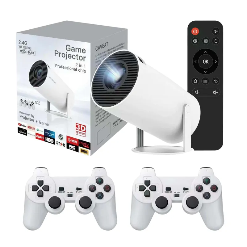 GENERICO - Proyector De Video HY300 Max Con Videojuegos inalámbrico Wifi 245G y Bluetooth