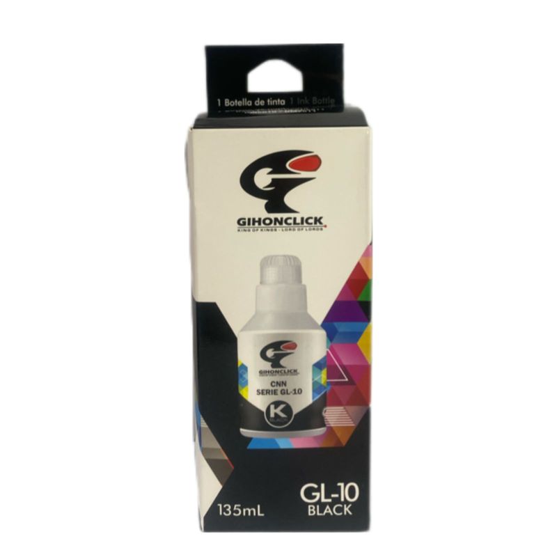 GIHONCLICK - TINTA GENERICA GIHONCLICK PARA CANON GL-10 BLACK 135ML