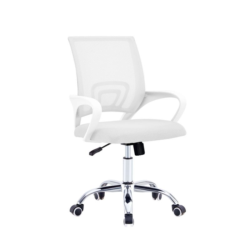 DIMATEX LEON - Silla Oficina Escritorio Ergonómica Giratoria Refbrunei Blanco Puro Bruniei