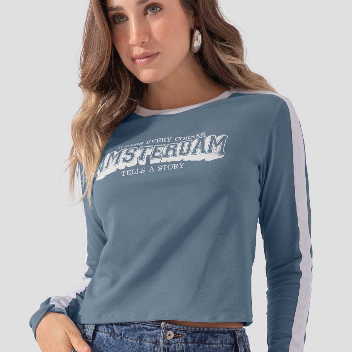 ATYPICAL - Camibuzo Mujer Azul Indigo Atypical 111187