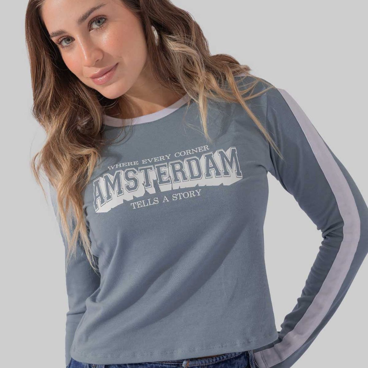 ATYPICAL - Camibuzo Mujer Azul Indigo Atypical 111187