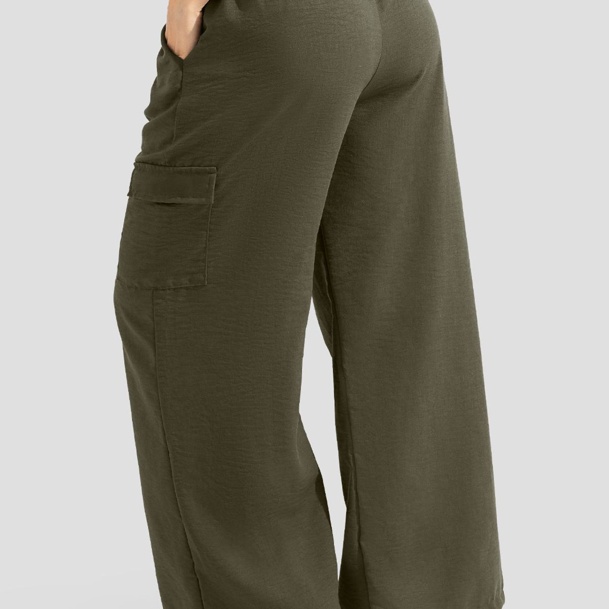 MARKETING PERSONAL - Pantalón Mujer Verde Militar Mp 112324