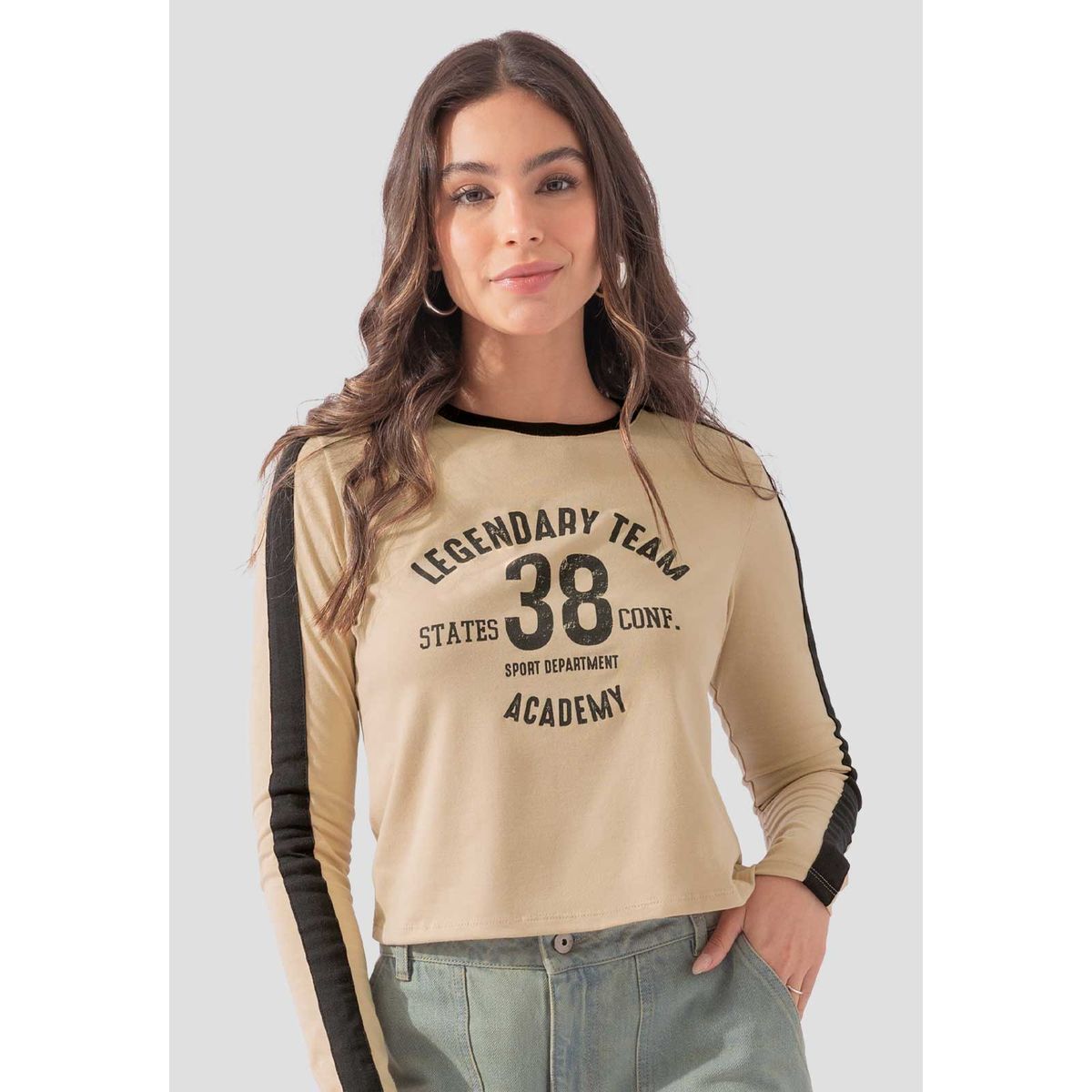 ATYPICAL - Camibuzo Mujer Latte Atypical 111186