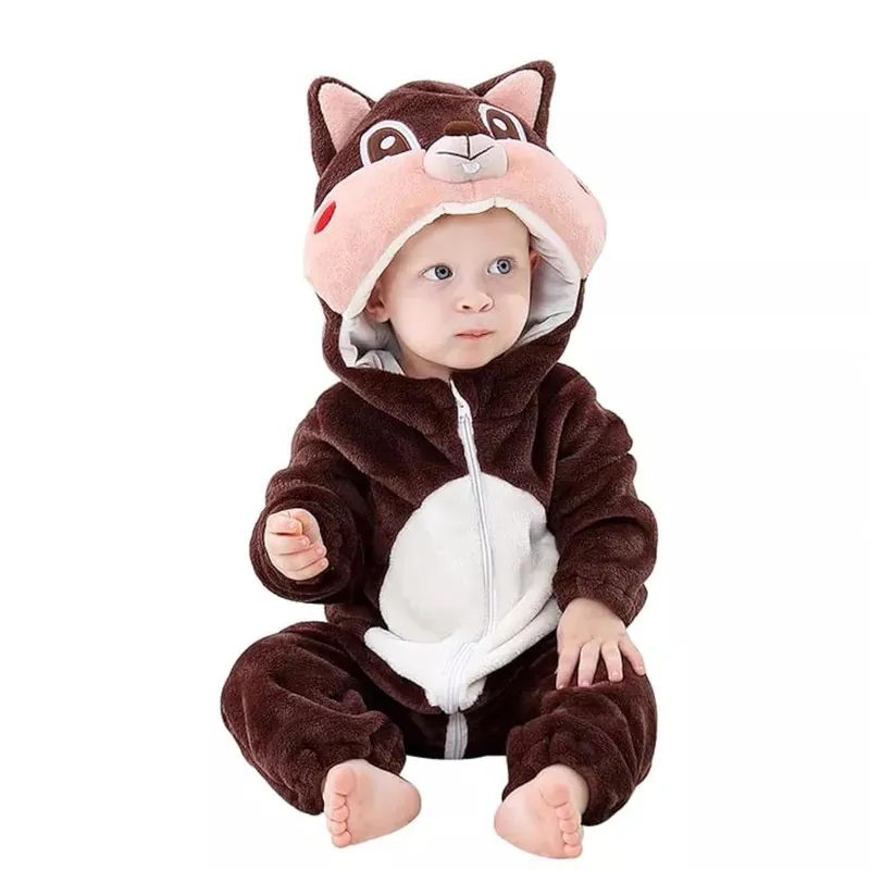 GENERICO - Disfraz Bebe Ardilla Tierno Para Halloween Talla L