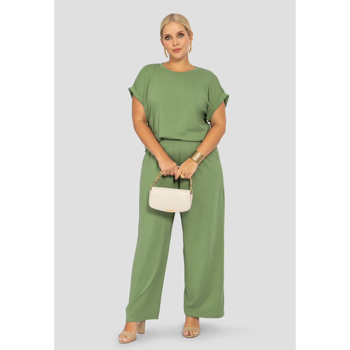 MARKETING PERSONAL - Conjunto Mujer Aceituna Mp 112239