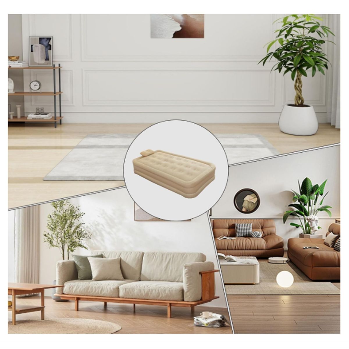 GENERICO - Colchón Camping Sencillo Para 1 Persona H-9021