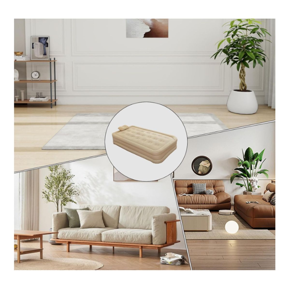 GENERICO - Colchón Camping Sencillo Para 1 Persona H-9021