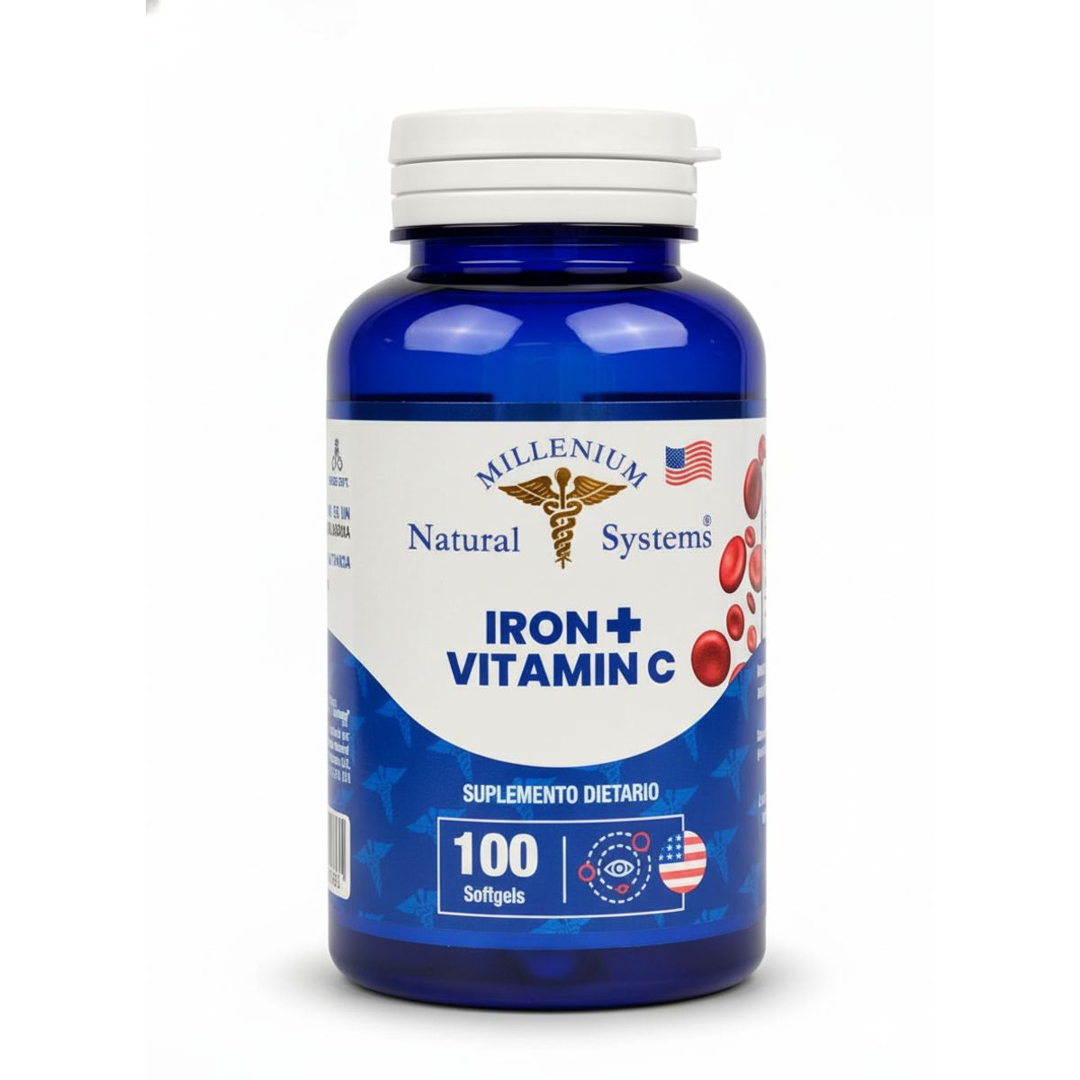 NATURAL SYSTEM - SUPLEMENTO CON VITAMINA C + HIERRO X 100 SOFTGELS IRON + VITAMIN C
