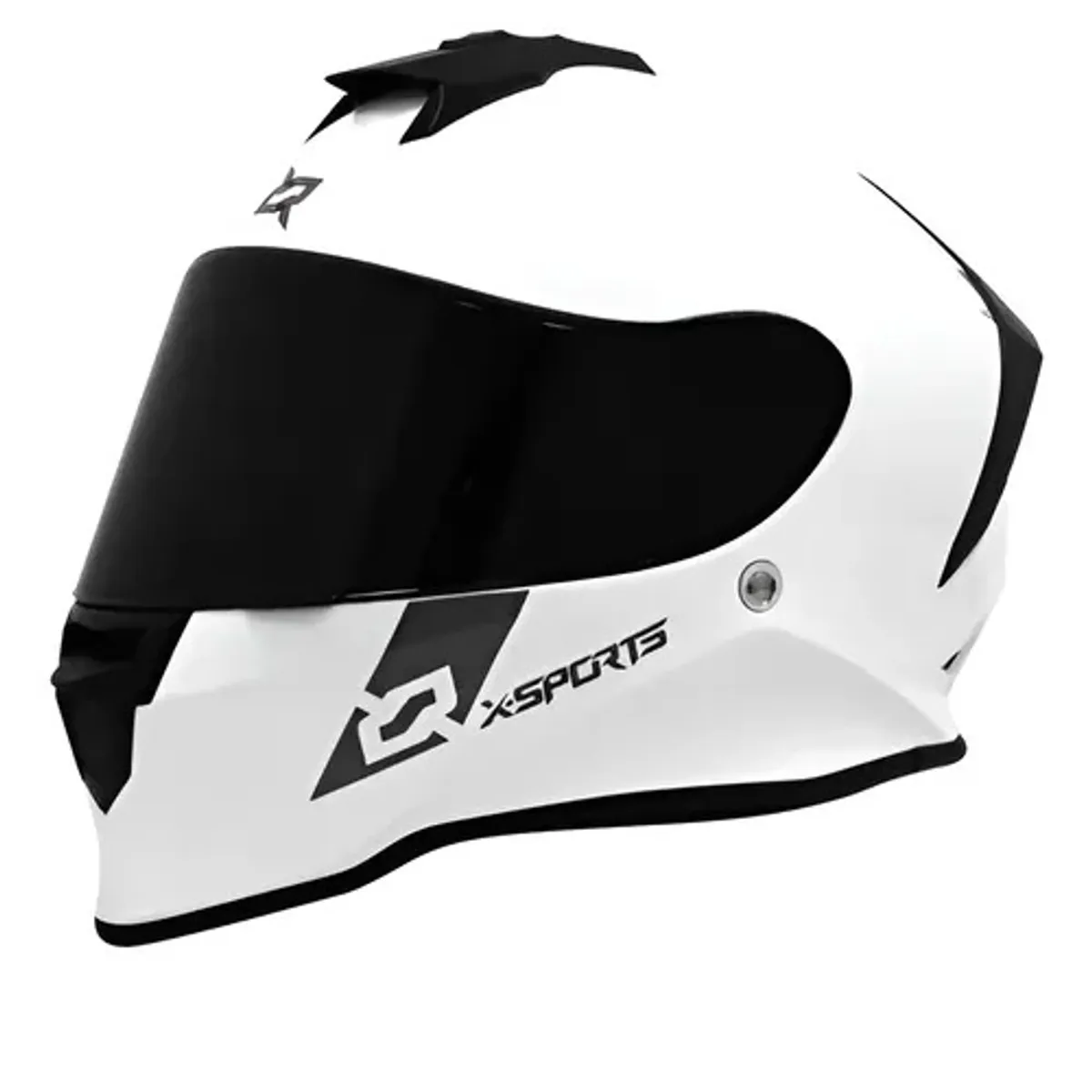 X SPORTS - Casco Xsports V151 Solid Blanco Brillante Talla M