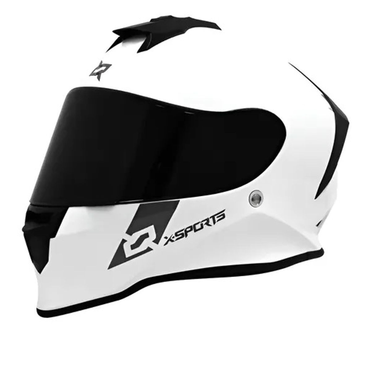 X SPORTS - Casco Xsports V151 Solid Blanco Brillante Talla M
