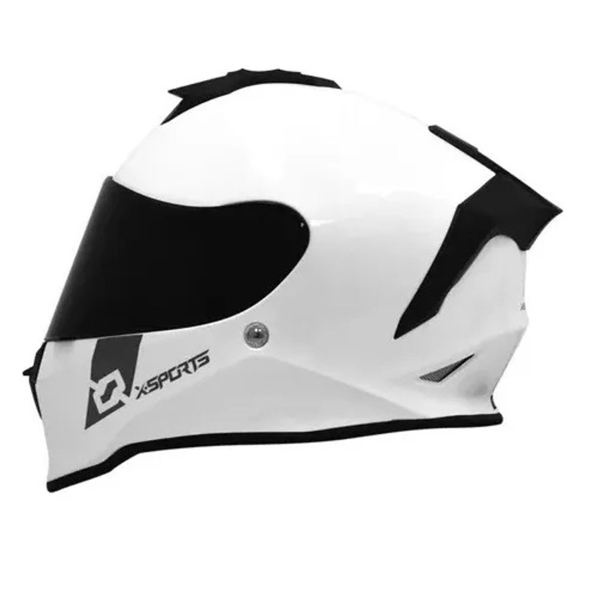 X SPORTS - Casco Xsports V151 Solid Blanco Brillante Talla M