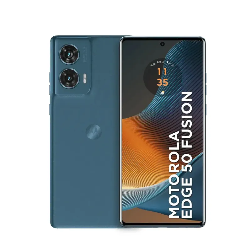 MOTOROLA - Celular Motorola Moto EDGE 50 FUSION 256GB 8GB Ampliable a 16GB Verde Azulado