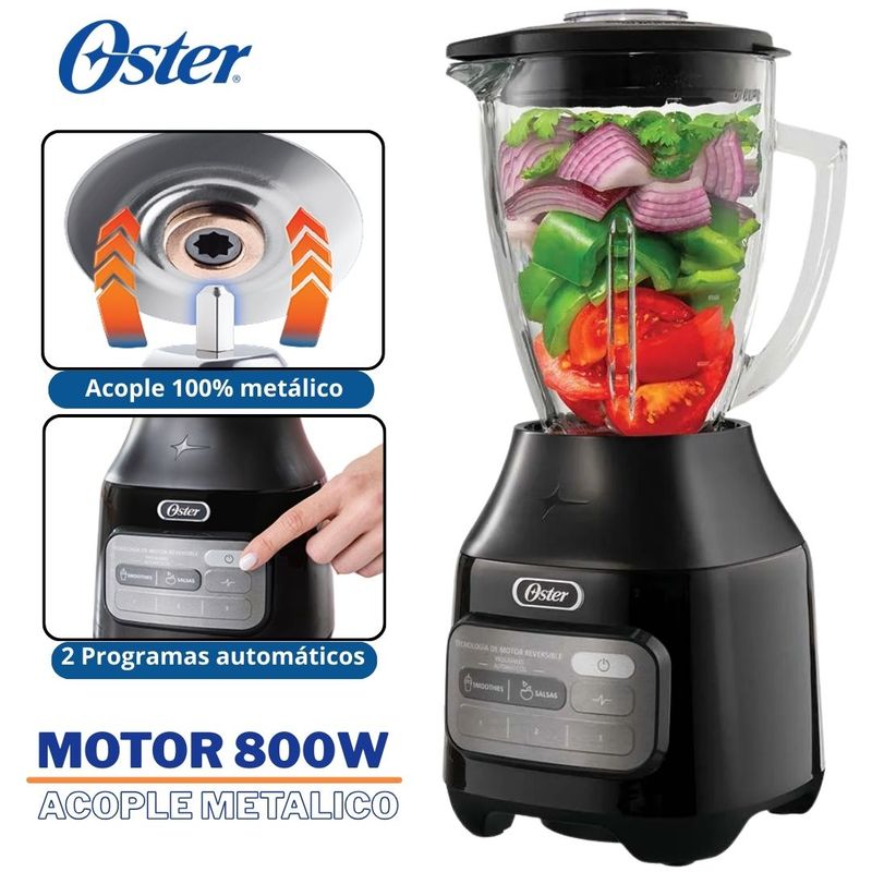 OSTER - Licuadora con Tecnología Reversible Oster BLSTPEG-BRT