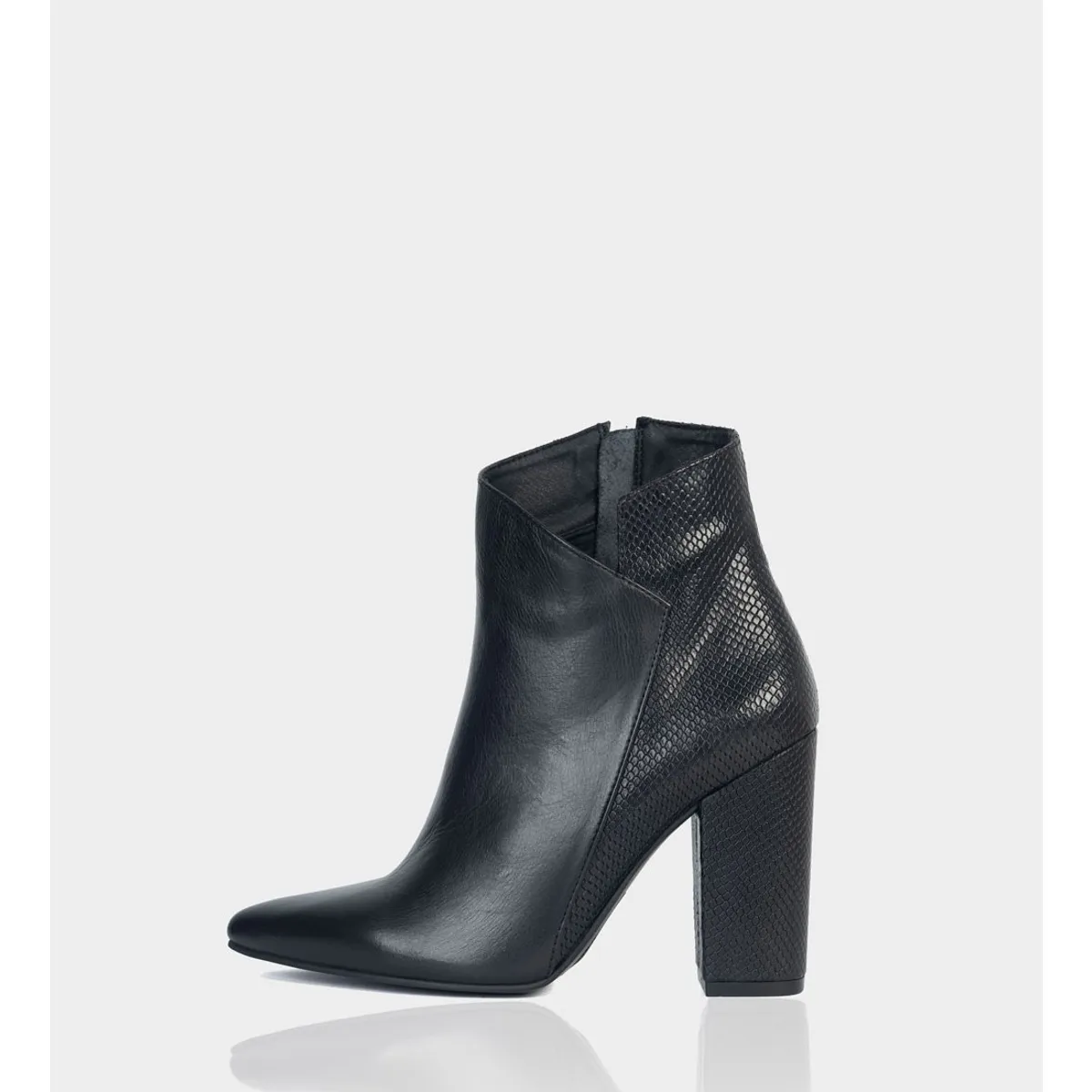 STIVALI - Botin Mahon Cuero Negro