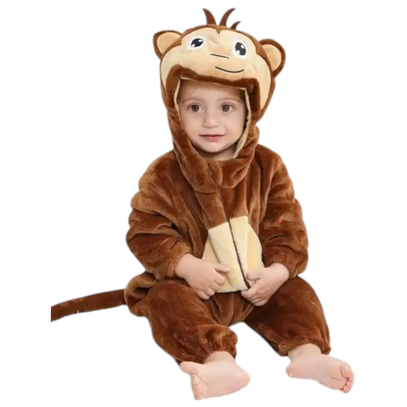 GENERICO - Disfraz Bebe Mono Mico Tierno Para Halloween Talla S