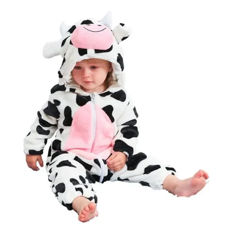 GENERICO - Disfraz Bebe Vaca Para Halloween Talla M