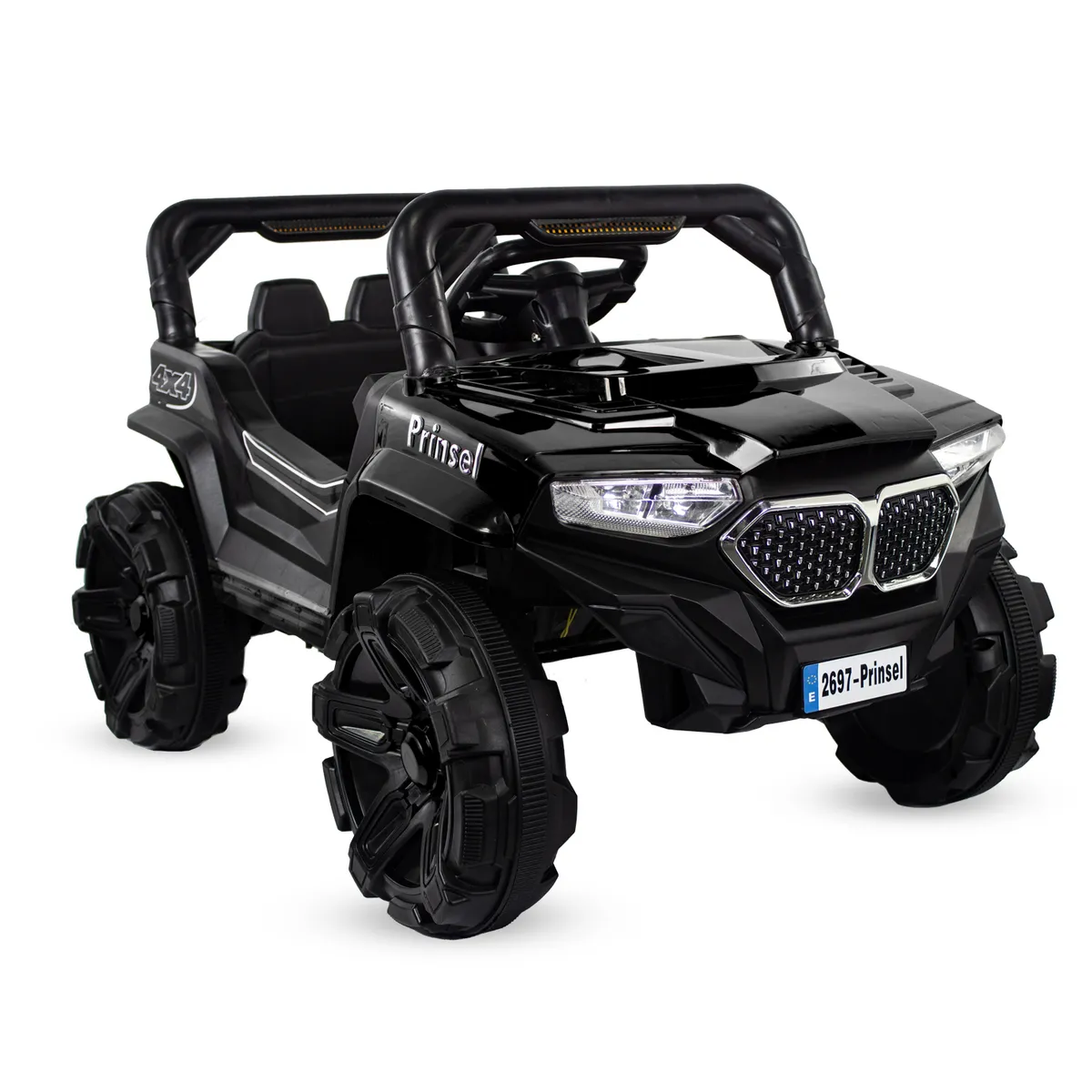 PRINSEL - Carro Electrico Niño Montable Off Road LX Negro 12V