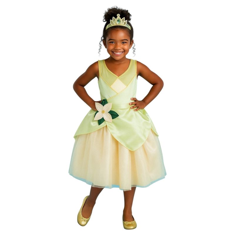 GENERICO - Disfraz Princesa Sapo De Niña Para Halloween Talla S