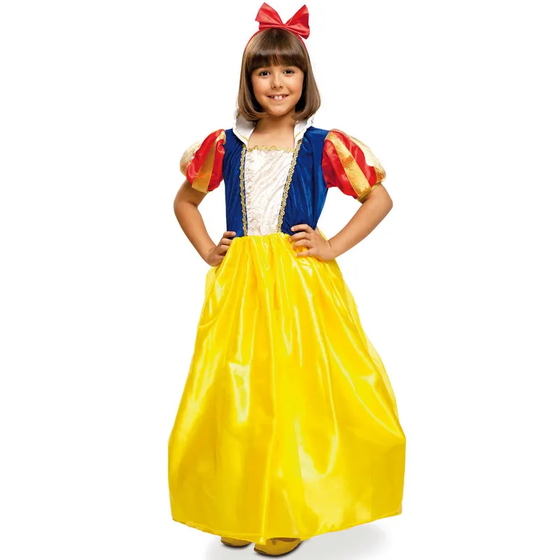 GENERICO - Disfraz Princesa Blanca Nieves De Niña Halloween Talla S