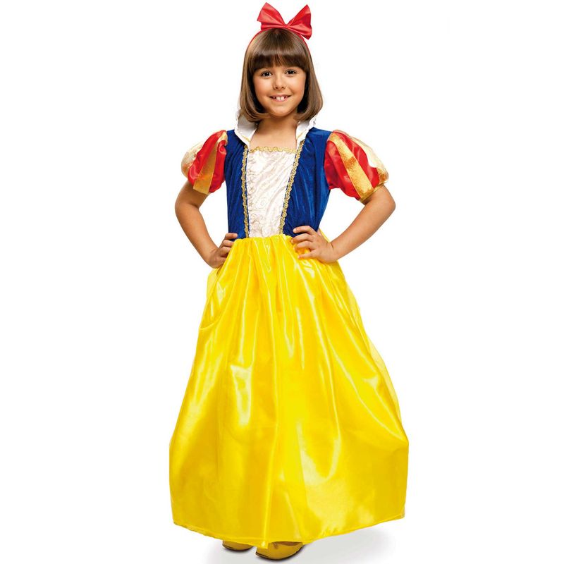GENERICO - Disfraz Princesa Blanca Nieves De Niña Halloween Talla L