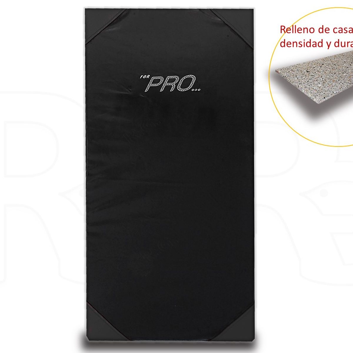 LAVEF - Colchoneta Deportiva Profesional Negro Yoga Pilates Gimnasio