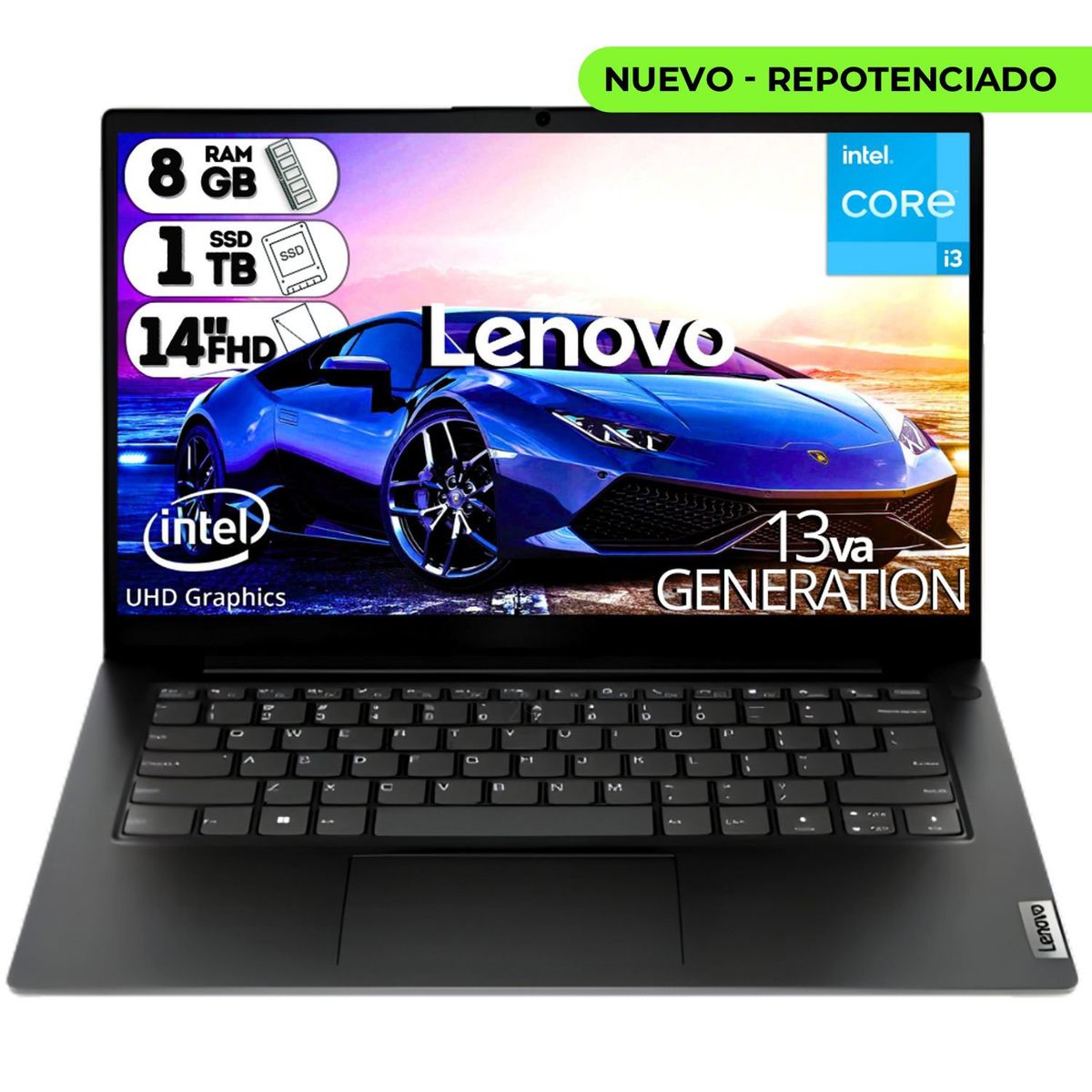 LENOVO - Portátil V14 G4 Intel Core I3 1315u Ram 8gb Ssd 1Tb 14 fhd
