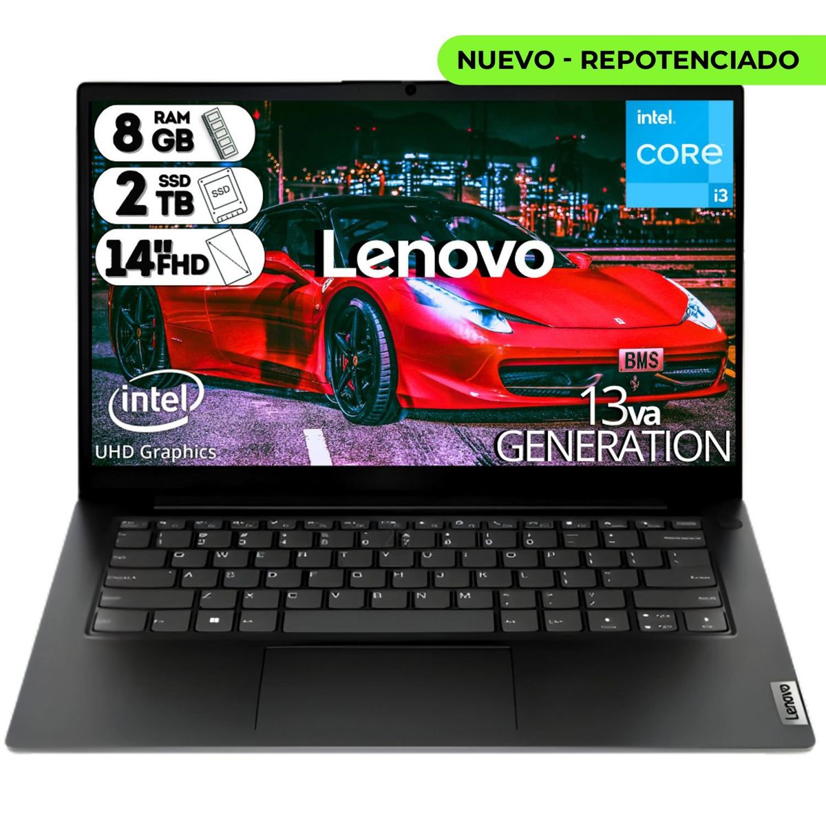 LENOVO - Portátil V14 G4 Intel Core I3 1315u Ram 8gb Ssd 2Tb 14 fhd