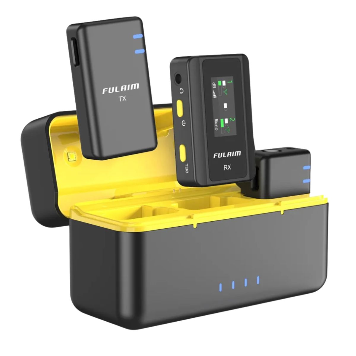 TECNOHOGAR JS - Micrófono Solapa Inalámbrico 3 En1 Para iPhone Android Sx12