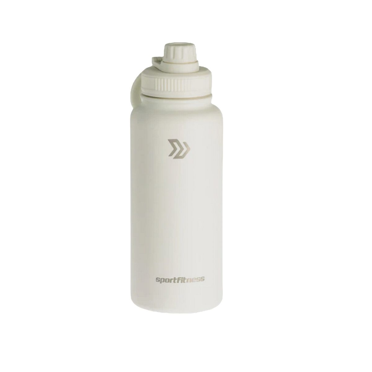 SPORT FITNESS - Termo Metálico Con Soporte Para Celular 32oz Blanco