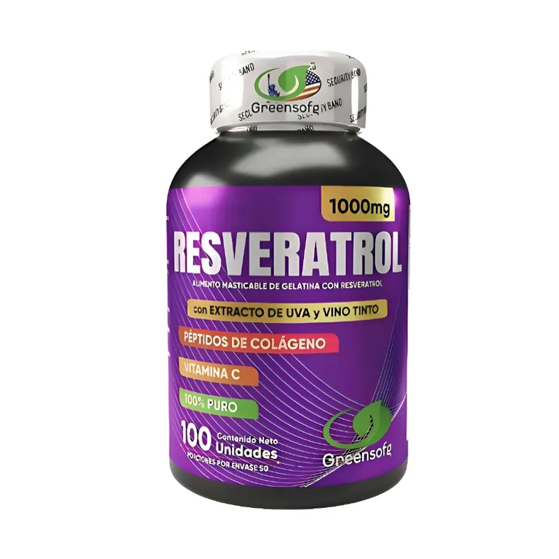 NATURAL MEDICINE - Resveratrol Americano Puro Con Peptidos De Colágeno