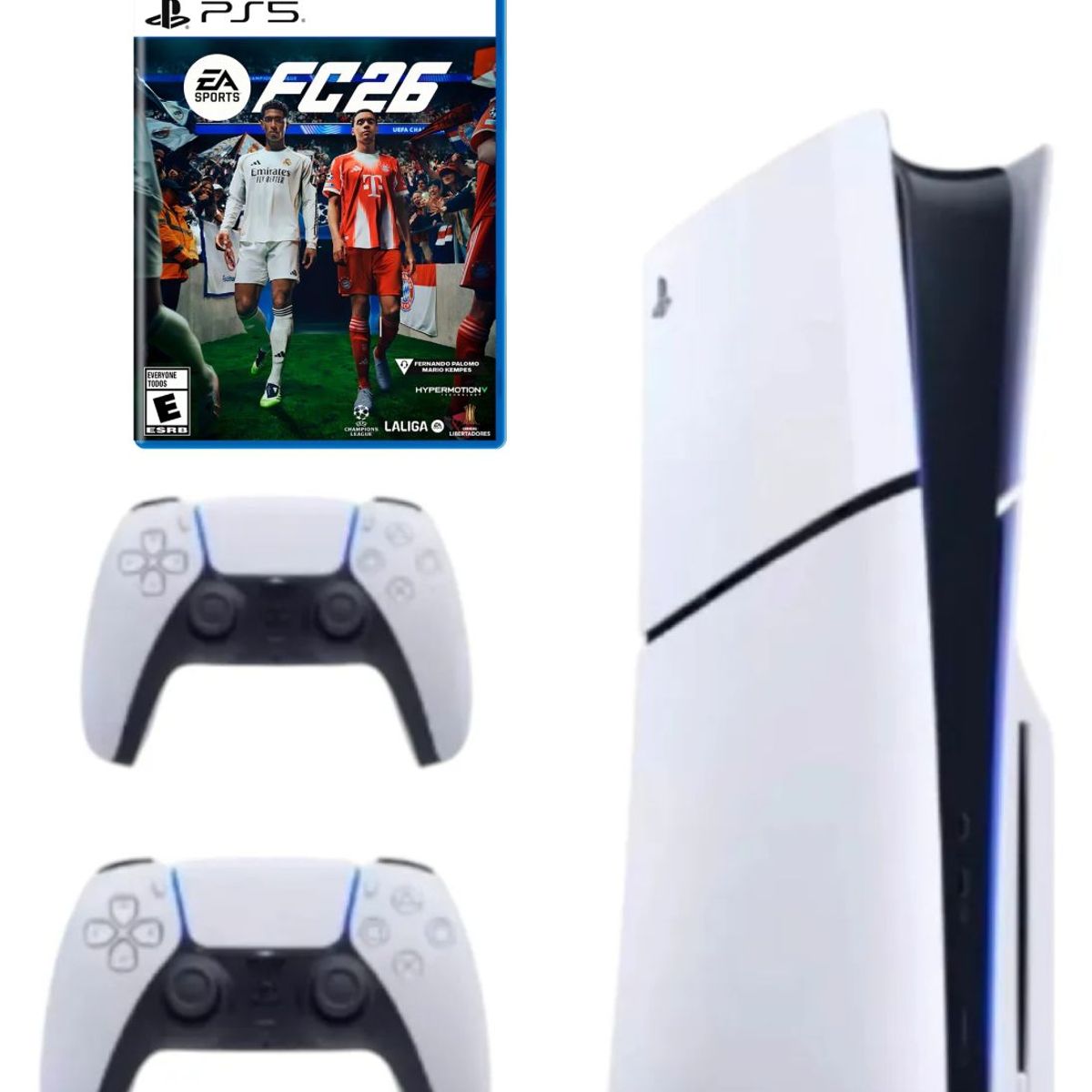 SONY - PlayStation 5 Slim Unidad de cd + Control adicional + Fc 26 Fisico