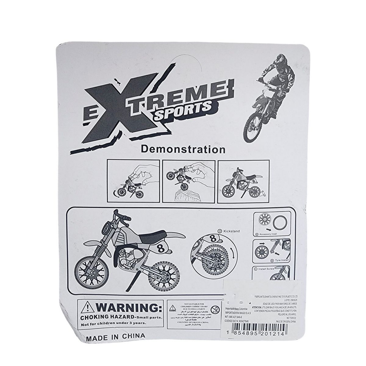 GENERICO - Motocicleta Moto Carreras Deportivas Coleccion Juguete Niños