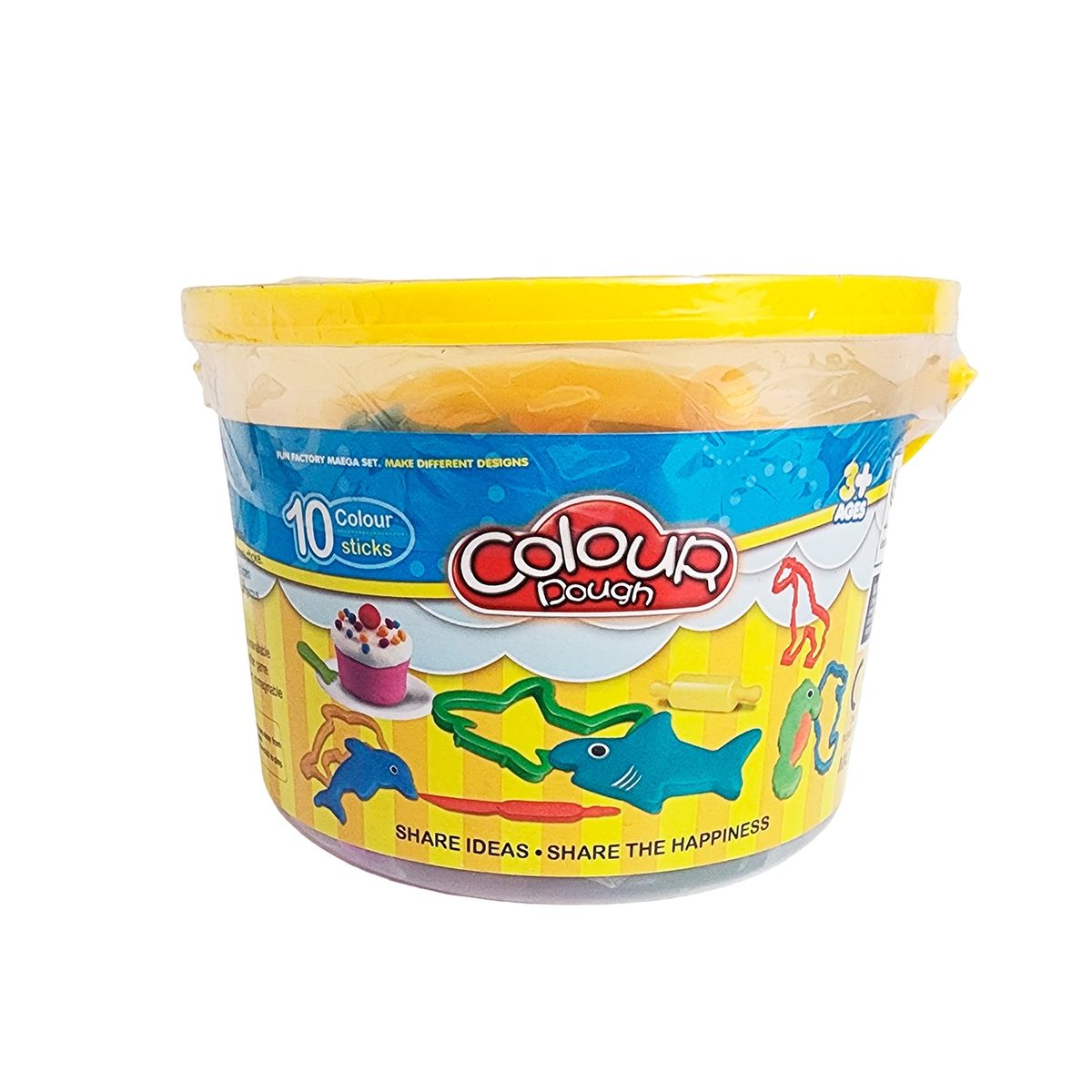 GENERICO - Juego De Plastilina Aprendizaje Con Moldes Didactico Colores