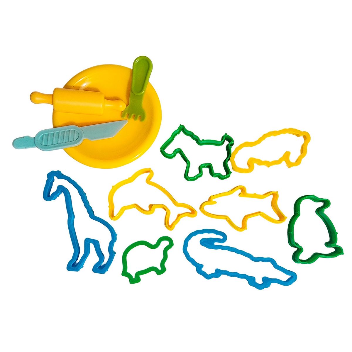 GENERICO - Juego De Plastilina Aprendizaje Con Moldes Didactico Colores