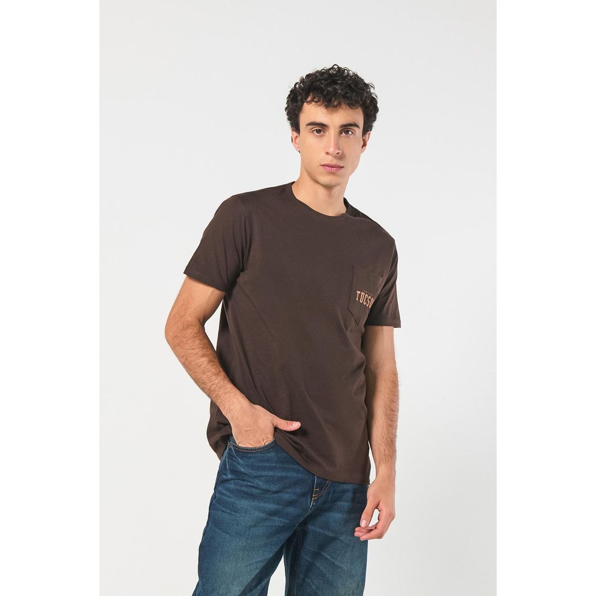 KOAJ - KOAJ Camiseta manga corta COLOR con estampado en frente esti Hombre