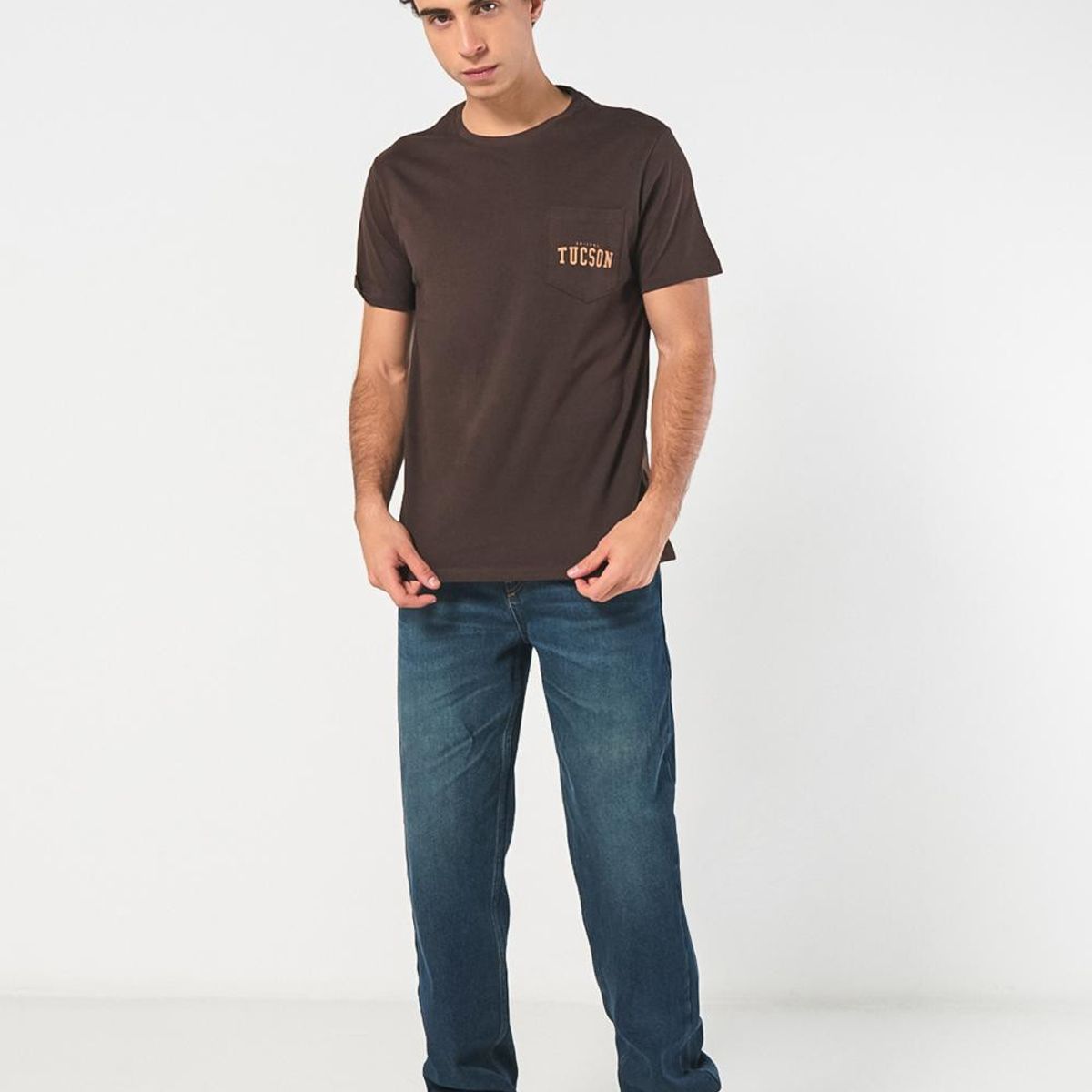 KOAJ - KOAJ Camiseta manga corta COLOR con estampado en frente esti Hombre