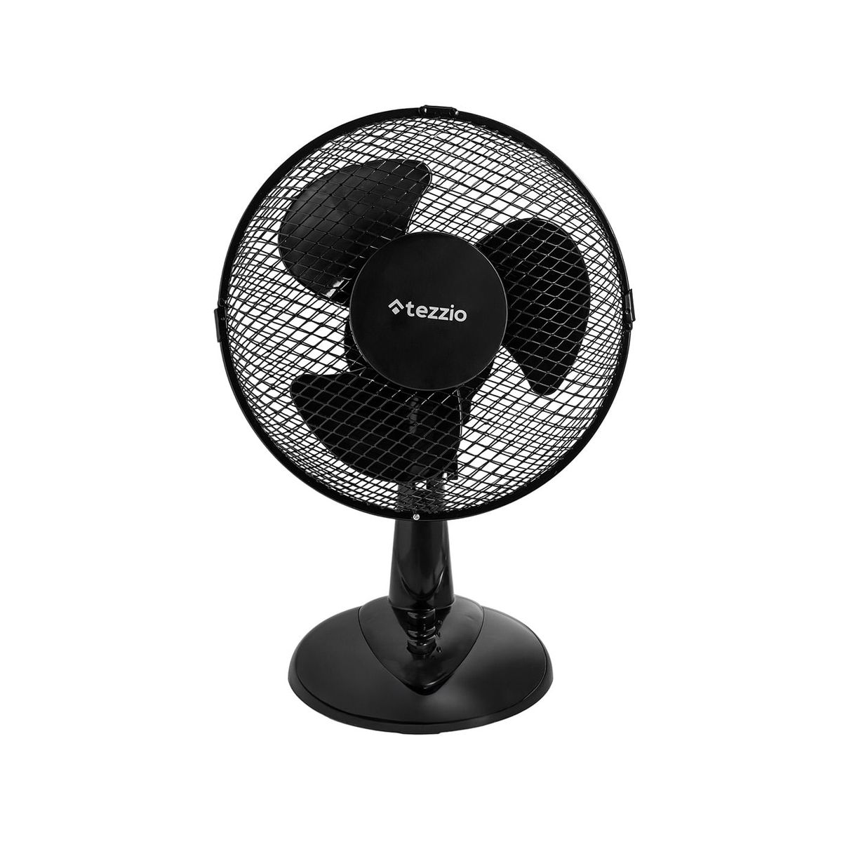 TEZZIO - Ventilador de Mesa Tezzio 9” con Oscilación y 3 Velocidades