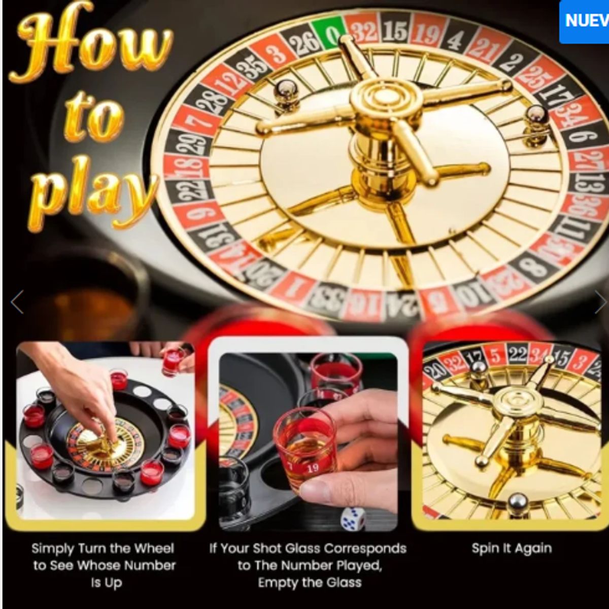 GENERICO - Juego de Ruleta de Shots