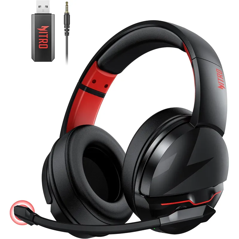ACER - Diadema Gamer Acer Nitro Wireless Gaming Heatset Batería Sin Parar 100h
