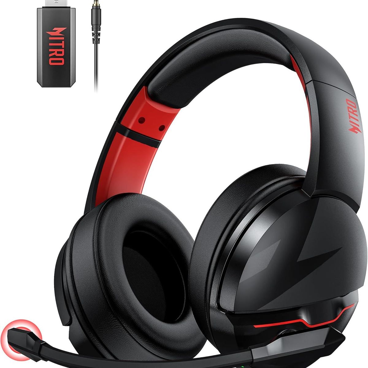 ACER - Diadema Gamer Acer Nitro Wireless Gaming Heatset Batería Sin Parar 100h