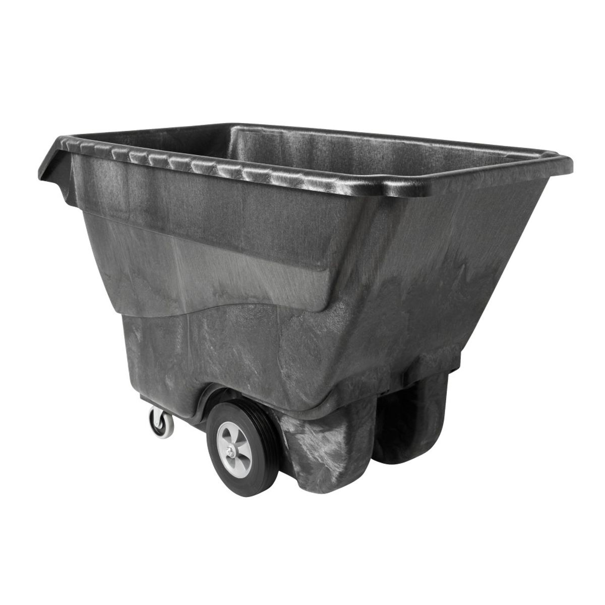 RUBBERMAID - Carro Practiwagon Volcador Rubbermaid 800 L Sin Tapa Negro