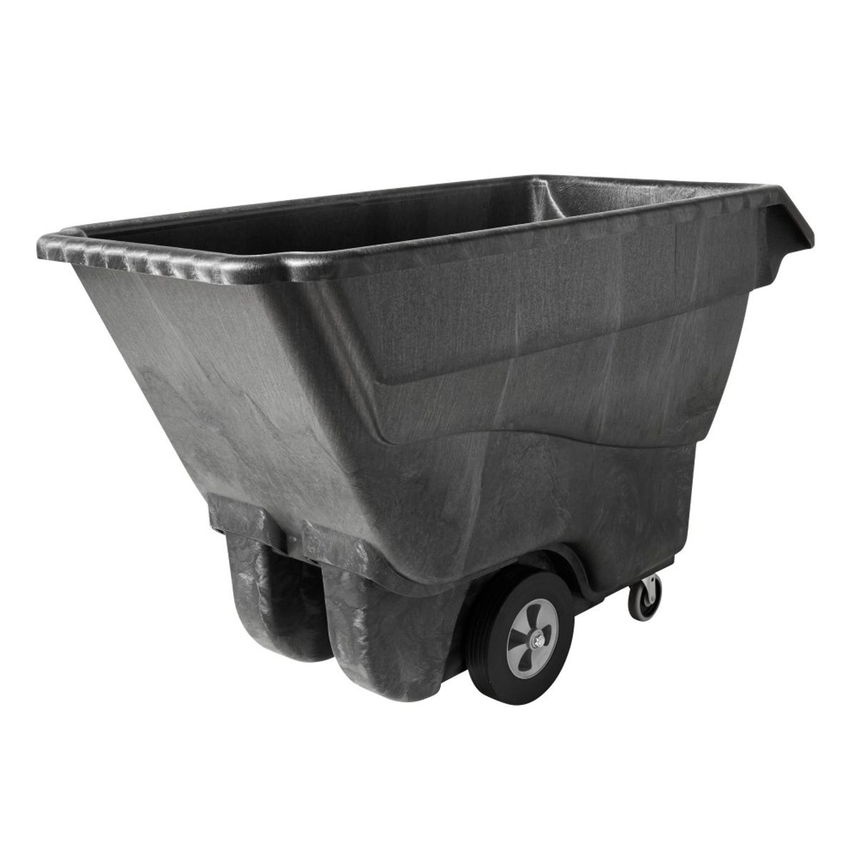 RUBBERMAID - Carro Practiwagon Volcador Rubbermaid 800 L Sin Tapa Negro