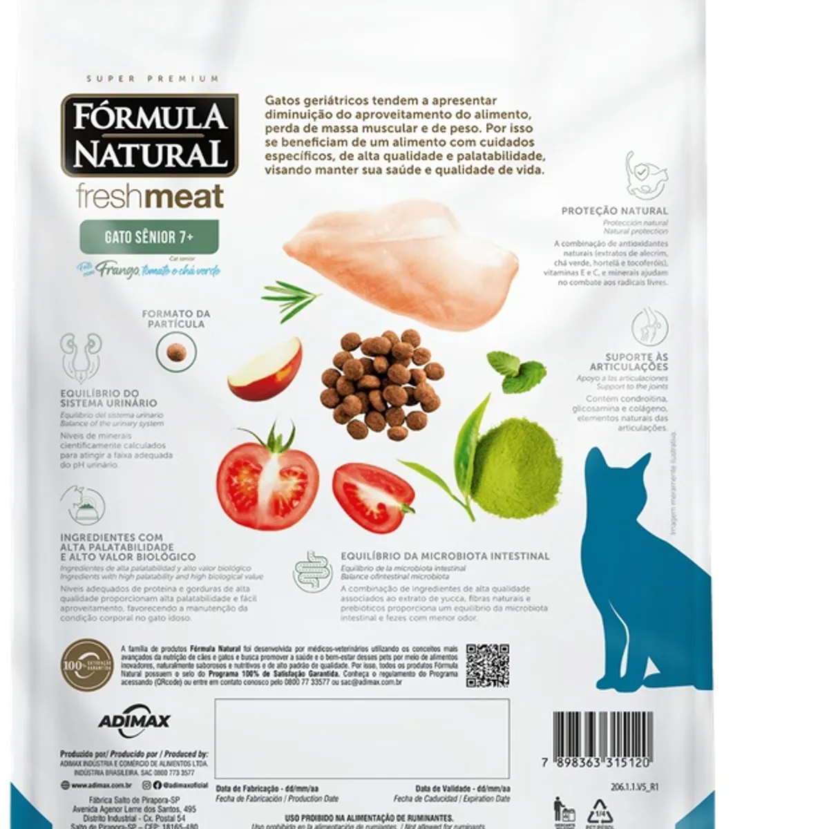 CATLIKE - Alimento Formula Natural Fresh Meat Gato Senior  1kg