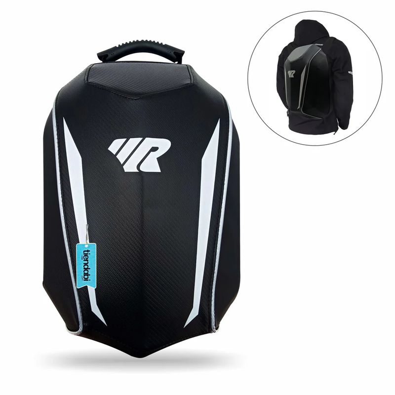 GENERICO - Maleta Rígida Impermeable Expandible Reflectiva Moto