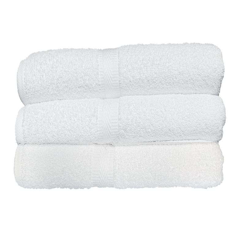 CANNON - 3 toallas Cannon hotelera cuerpo 100% algodón 72x135 - 500 GRAMOS