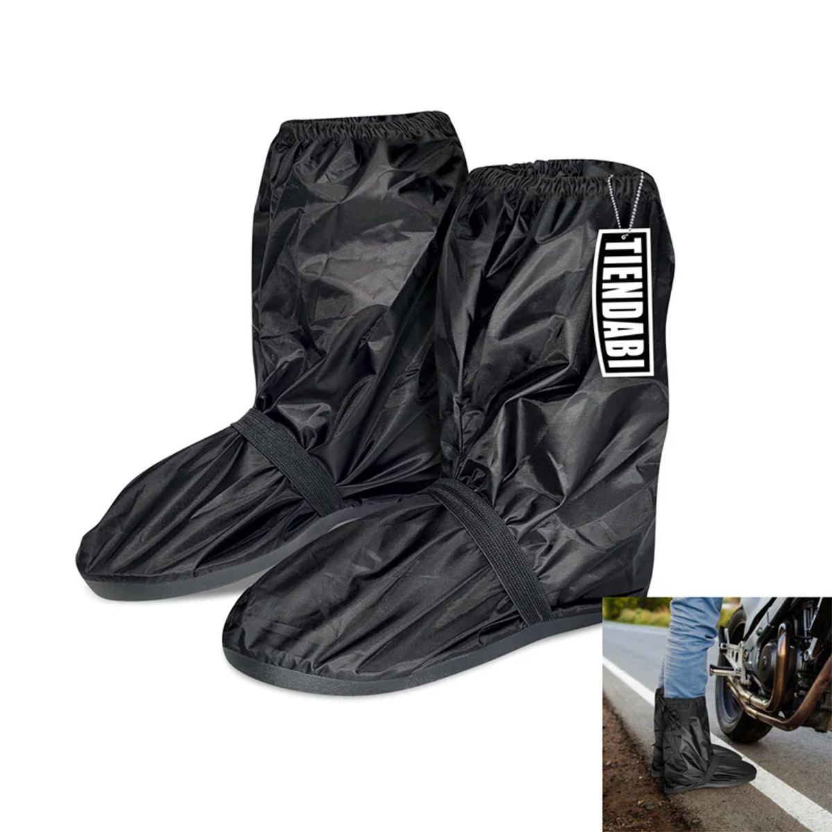 GENERICO - Zapatones De Lluvia Impermeables Botas Para Motociclista