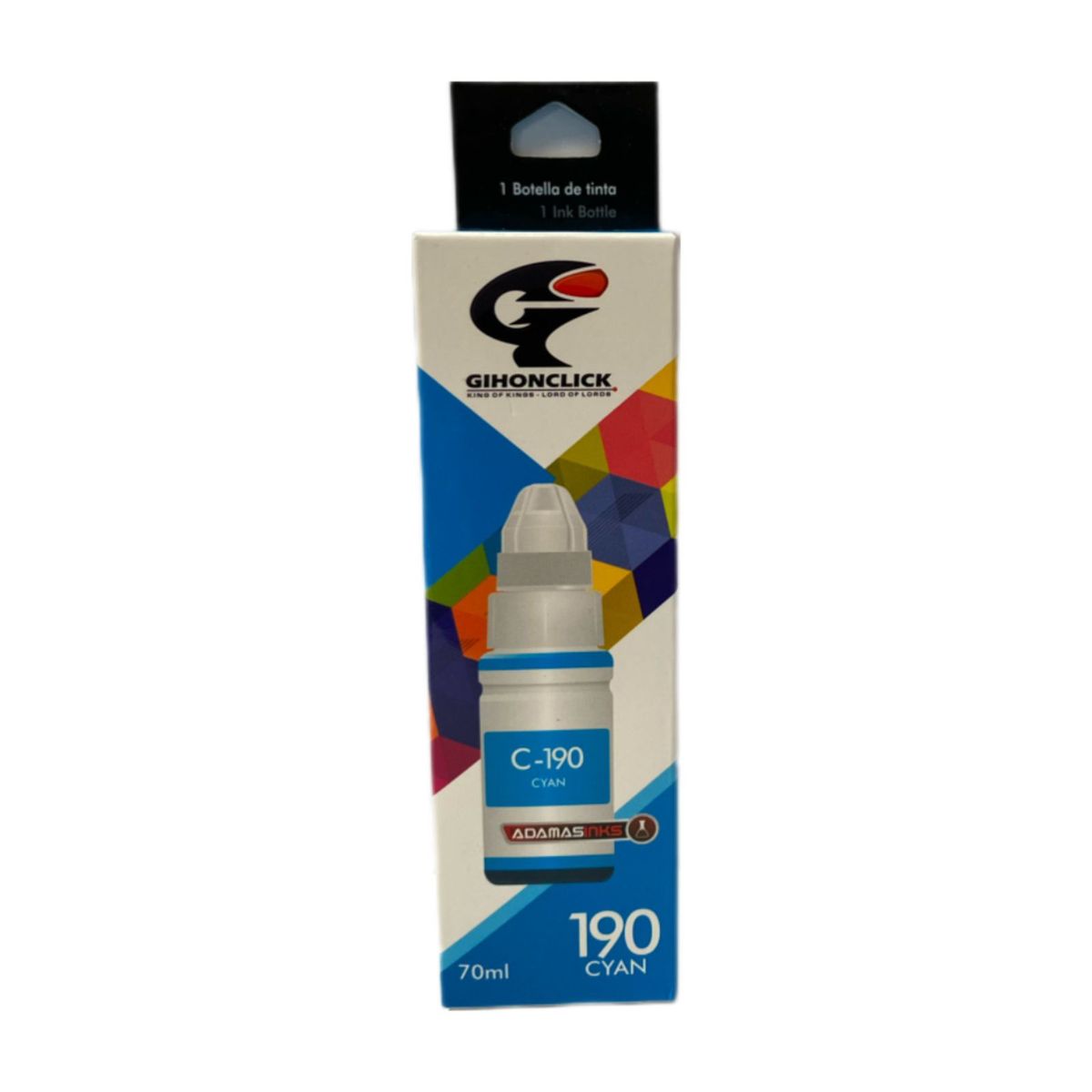 GIHONCLICK - TINTA GENERICA GIHONCLICK PARA CANON M-190 820 CYAN 70ML
