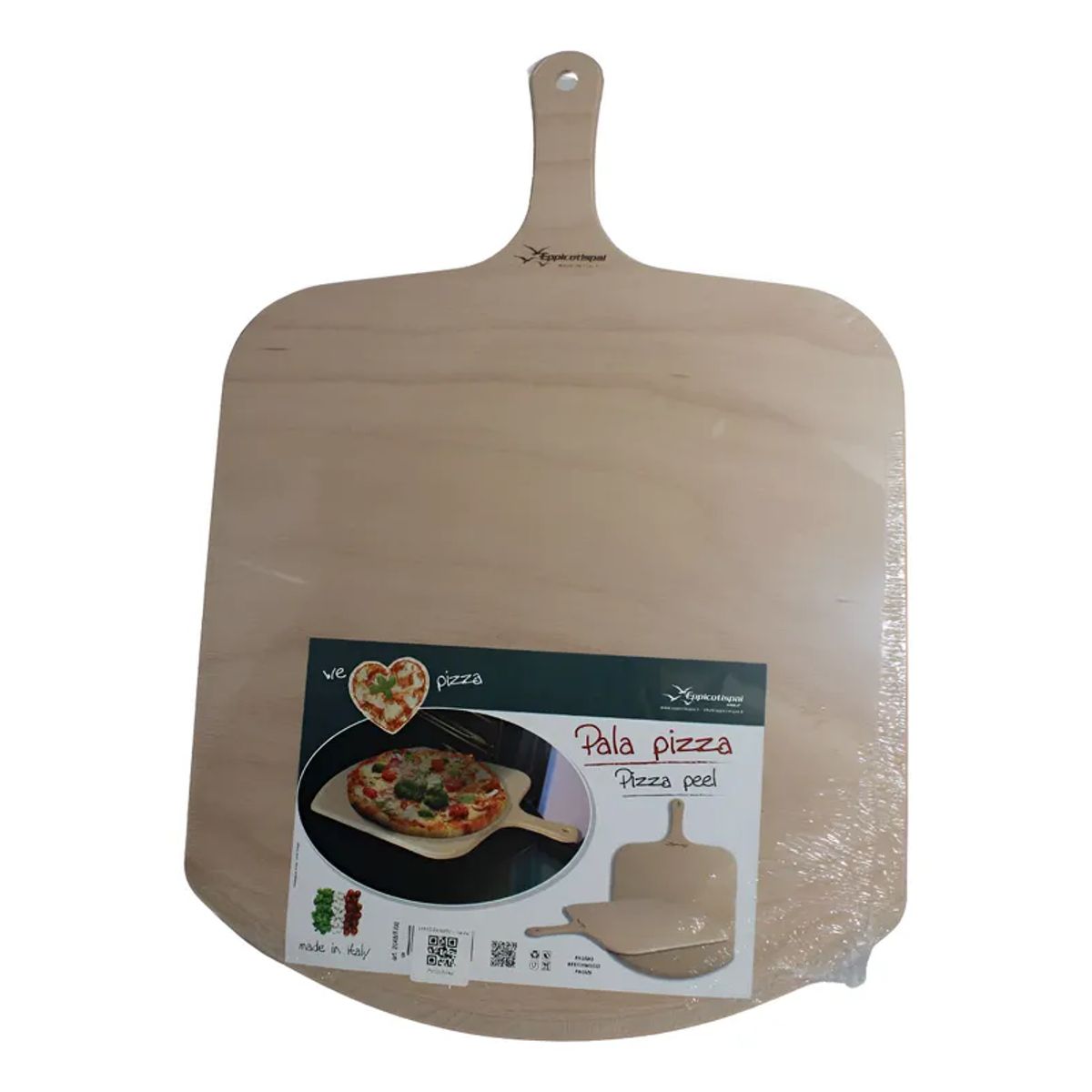 EPPICOTISPAI - Tabla Para Pizza De Madera, 33x48cm  Eppicotispai